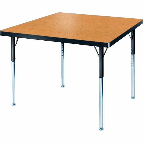 Allied Plastics Activity Table - Square - 36" X 36", Standard Adj. Height, Light Oak 4 Allied Plastics Activity Table - Square - 36" X 36", Standard Adj. Height, Light Oak - Image 4