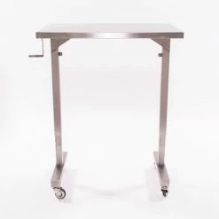 Blickman 7892SS-O Adjustable Height Instrument Table, 36"L x 20"W x 36"- 56"H