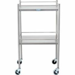 Blickman 7852SS Allen Two Shelf Utility Cart, 20"L x 16"W x 34"H