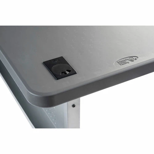 National Public Seating NPS® Flip-N-Store Training Table - Charcoal Slate - 60" x 24" 5 National Public Seating NPS® Flip-N-Store Training Table - Charcoal Slate - 60" x 24" - Image 5