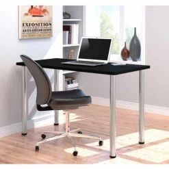 Bestar All-Purpose Worksurface Table - 48 x 24 - Black 7 Bestar All-Purpose Worksurface Table - 48 x 24 - Black -Tables Shop BSA 65852 18