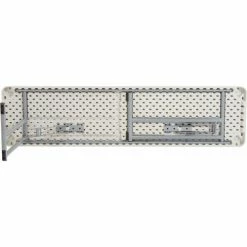 Interion By Global Industrial Interion® Plastic Folding Seminar Table, 18" x 72", White -Tables Shop BT1872 03