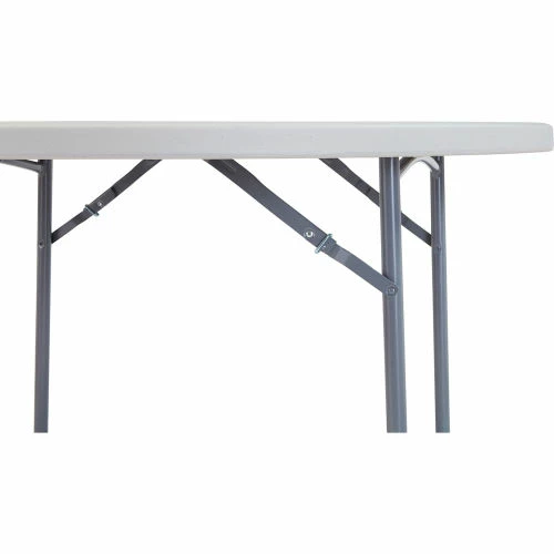 National Public Seating® 71" Round Folding Plastic Table, Gray 2 National Public Seating® 71" Round Folding Plastic Table, Gray - Image 2