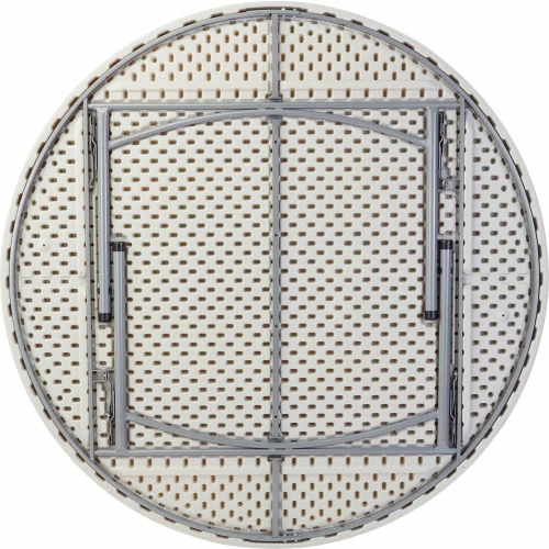National Public Seating® 71" Round Folding Plastic Table, Gray 3 National Public Seating® 71" Round Folding Plastic Table, Gray - Image 3