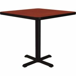 Correll 24" Sqaure Restaurant Table, Cherry -Tables Shop BXT24S 21 03