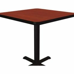 Correll 24" Sqaure Restaurant Table, Cherry -Tables Shop BXT24S 21 04