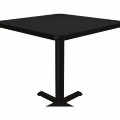 Correll 30" Square Restaurant Table, Black -Tables Shop BXT30S 07 04