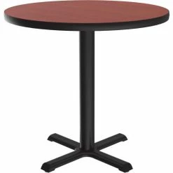Correll 30" Round Restaurant Table, Cherry -Tables Shop CEL BXT30R 21