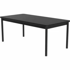 Correll Library Tables 36"W x 72"L x 29"H - Black Granite -Tables Shop CEL LR3672 07