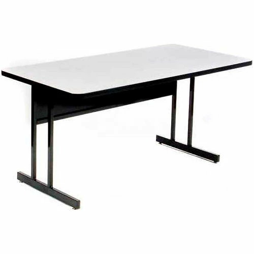 Correll Training Table - Laminate - 30" x 60", Gray Granite 1 Correll Training Table - Laminate - 30" x 60", Gray Granite
