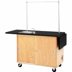 Diversified Spaces Mobile Science Workstation 48"L x 24"W - Plastic Laminate Top