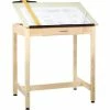 Diversified Spaces Drafting Table 36"L x 24"W x 36"H - 1 Piece Top - Large Drawer