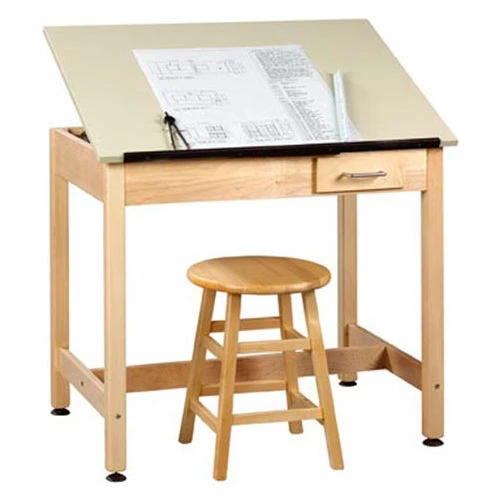 Diversified Spaces Drafting Table 36"L x 24"W x 30"H - 1 Piece Top - Small Drawer 1 Diversified Spaces Drafting Table 36"L x 24"W x 30"H - 1 Piece Top - Small Drawer