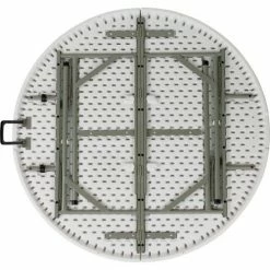 Flash Furniture 48" Round Fold-In-Half Plastic Table, White 18 Flash Furniture 48" Round Fold-In-Half Plastic Table, White -Tables Shop FDAD 122RZ GG inset1