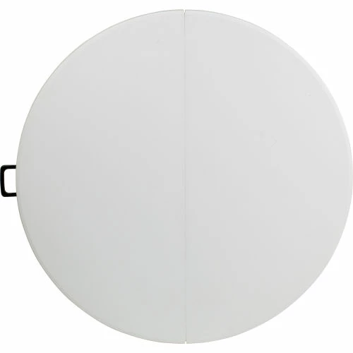 Flash Furniture 48" Round Fold-In-Half Plastic Table, White 8 Flash Furniture 48" Round Fold-In-Half Plastic Table, White - Image 8