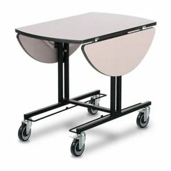 Forbes Industries Forbes 4969 - Room Service Table, Oval Tabletop