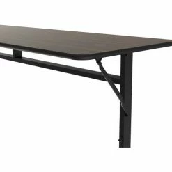 Correll Econo-Line Flip Top Table, 24" x 60", Walnut -Tables Shop FT2460M 01 04