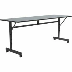 Correll Econo-Line Flip Top Table, 24" x 72", Gray Granite 14 Correll Econo-Line Flip Top Table, 24" x 72", Gray Granite -Tables Shop FT2472M 15 03