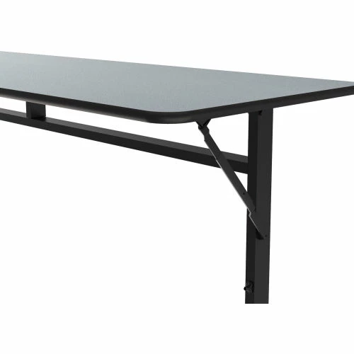 Correll Econo-Line Flip Top Table, 24" x 72", Gray Granite 4 Correll Econo-Line Flip Top Table, 24" x 72", Gray Granite - Image 4