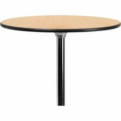 Flash Furniture 24" Round Cocktail Table With 30" & 42" Leg Columns, Natural -Tables Shop FXA 24 COTA GG inset5
