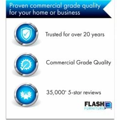 Flash Furniture Glass Top Coffee Table with Black Metal Legs -Tables Shop FlashFurniture Promise 9