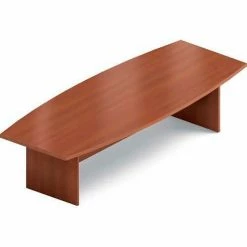 Global Furniture Group Global™ 10' Boardroom Table - Boat Shaped - Laminate - Avant Honey