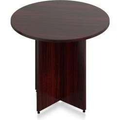 Global Furniture Group Offices To Go™ - Round Table - 36"W x 29-1/2"H - Mahogany
