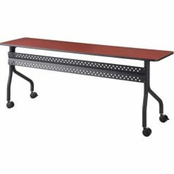 Iceberg Enterprises Iceberg OfficeWorks™ Mobile Training Table - 72" x 18" - Mahogany -Tables Shop ICB 68068