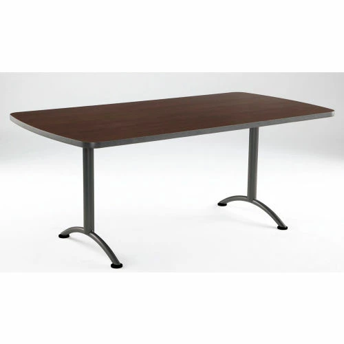 Iceberg Enterprises Iceberg ARC Conference Room Training Table - 72" x 36" Rectangular - Walnut 5 Iceberg Enterprises Iceberg ARC Conference Room Training Table - 72" x 36" Rectangular - Walnut - Image 5