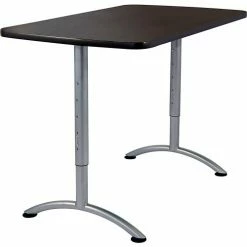 Iceberg Enterprises Iceberg ARC Adjustable Height Conference Table - 30" x 60" Rectangular - Graphite -Tables Shop ICB 69317