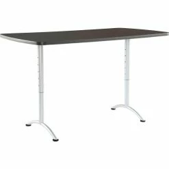 Iceberg Enterprises Iceberg ARC Adjustable Height Conference Table - 36" x 72" Rectangular - Graphite -Tables Shop ICB 69327