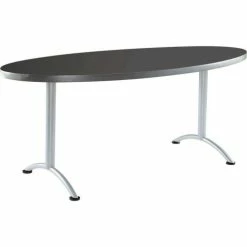 Iceberg Enterprises Iceberg ARC Conference Room Training Table - 72" x 36" Oval - Graphite