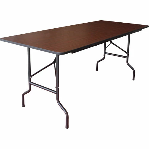 Interion By Global Industrial Interion® Folding Wood Table, 72"W x 30"L, Mahogany 10 Interion By Global Industrial Interion® Folding Wood Table, 72"W x 30"L, Mahogany - Image 10