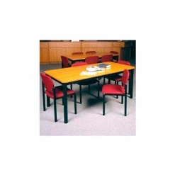 Ironwood Rectangle Library Table - 60"W x 30"L x 29"H Oiled Cherry