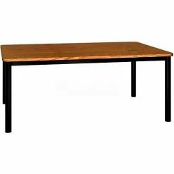 Ironwood Rectangle Library Table - 72"W x 48"L x 29"H Oak