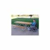 Frog Furnishings 8' Picnic Table, ADA Compliant, Recycled Plastic, Cedar