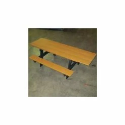 Frog Furnishings 8' A Frame Picnic Table, ADA Compliant, Recycled Plastic, Cedar