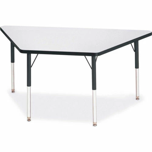 Jonti-Craft Berries® Trapezoid Activity Tables, 60"W x 30"L x 24-31"H, Classic Gray 1 Jonti-Craft Berries® Trapezoid Activity Tables, 60"W x 30"L x 24-31"H, Classic Gray