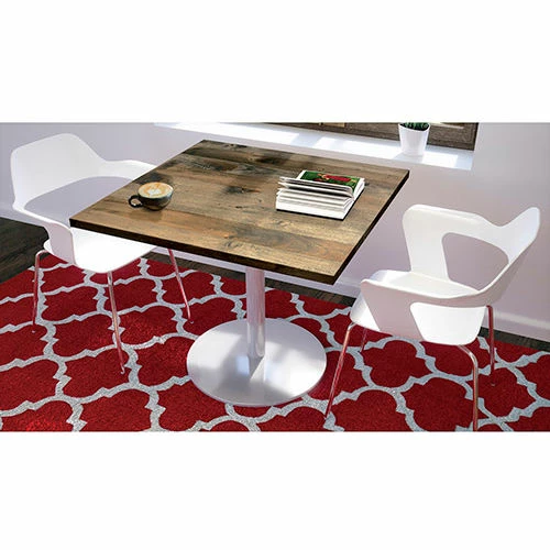 KFI Seating KFI 42" Square Counter Table With Vintage Wood, Barnwood 5 KFI Seating KFI 42" Square Counter Table With Vintage Wood, Barnwood - Image 5