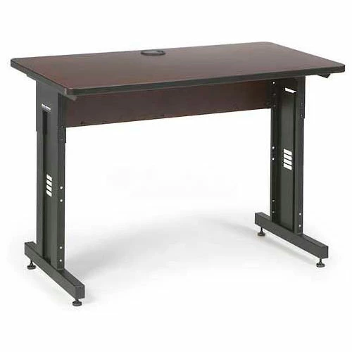 Kendall Howard™ Classroom Training Table - Adjustable Height - 24" x 48" - African Mahogany 16 Kendall Howard™ Classroom Training Table - Adjustable Height - 24" x 48" - African Mahogany - Image 16