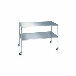 Lakeside® 8398 Stainless Steel Instrument Table with Shelf - 60"L x 24"W x 34"H