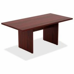 Lorell® 72" Rectangular Conference Table - Mahogany - Chateau Series