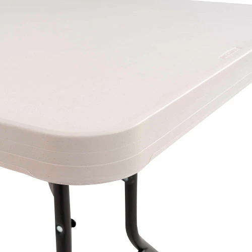 Lifetime® Portable Plastic Folding Table, 30" x 96", Almond 6 Lifetime® Portable Plastic Folding Table, 30" x 96", Almond - Image 6
