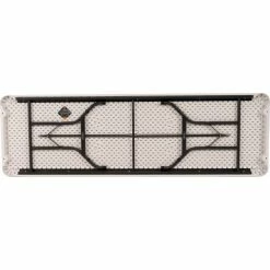 Lifetime® Portable Plastic Folding Table, 30" x 96", Almond 21 Lifetime® Portable Plastic Folding Table, 30" x 96", Almond -Tables Shop LT22984 08