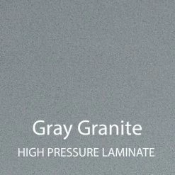 Correll Science Lab Table - Laminate Top - 24"W x 72"L x 36"H - Gray Granite -Tables Shop LT2472 15 12