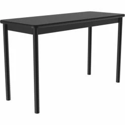 Correll Science Lab Table - Laminate Top - 30"W x 48"L x 36"H - Black Granite -Tables Shop LT3048 07 04