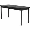 Correll Science Lab Table - Laminate Top - 30"W x 72"L x 36"H - Black Granite
