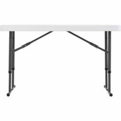 Lifetime® Adjustable Height Plastic Folding Table, 24" x 48", White 34 Lifetime® Adjustable Height Plastic Folding Table, 24" x 48", White -Tables Shop LT80160 08