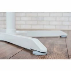 Luxor 36" Round Adjustable Height Restaurant Table, White 24 Luxor 36" Round Adjustable Height Restaurant Table, White -Tables Shop LX PNADJ 36RD 012