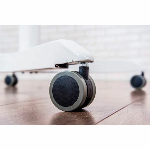 Luxor 36" Square Adjustable Height Restaurant Table, White 10 Luxor 36" Square Adjustable Height Restaurant Table, White - Image 10